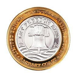 .999 Silver Barbary Coast Las Vegas, Nevada $10 Casino Limited Edition Gaming Token