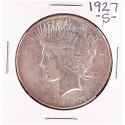 1927-S $1 Peace Silver Dollar Coin