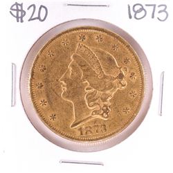 1873 $20 Liberty Head Double Eagle Gold Coin