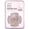 Image 1 : 1881-S $1 Morgan Silver Dollar Coin NGC MS64* Star