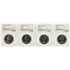 Image 1 : Lot of (4) 1964 Canada $1 Silver Dollar Proof Coins NGC PL66