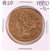 Image 1 : 1880-S $20 Liberty Head Double Eagle Gold Coin