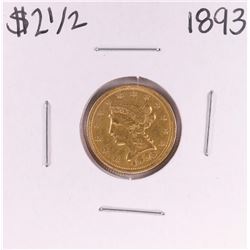 1893 $2 1/2 Liberty Head Quarter Eagle Gold Coin