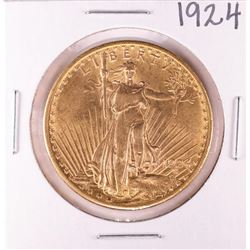 1924 $20 St. Gaudens Double Eagle Gold Coin