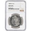 Image 1 : 1889-CC $1 Morgan Silver Dollar Coin NGC AU55 PL