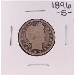 1896-S Barber Quarter Coin