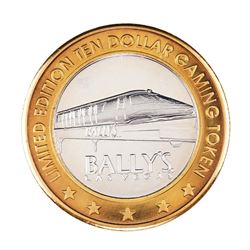 .999 Silver Bally's Las Vegas $10 Casino Limited Edition Gaming Token