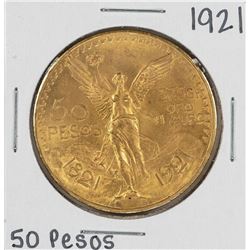 1921 Mexico 50 Pesos Gold Coin