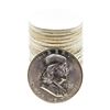 Image 1 : Roll of (20) Brilliant Uncirculated 1953-D Franklin Half Dollar Coins