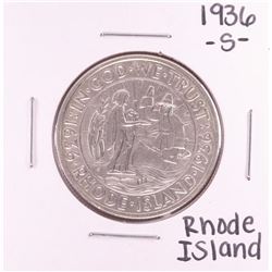 1936-S Rhode Island Commemorative Half Dollar Coin