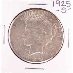 1925-S $1 Peace Silver Dollar Coin
