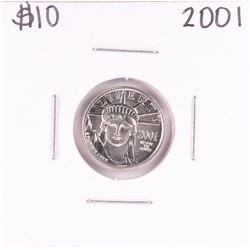 2001 $10 Platinum American Eagle Coin