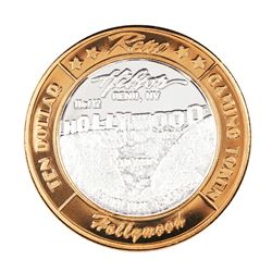 .999 Silver Hilton Reno, Nevada $10 Casino Limited Edition Gaming Token