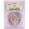 Image 1 : 1884-O $1 Morgan Silver Dollar Coin PCGS MS63 Old Green Holder