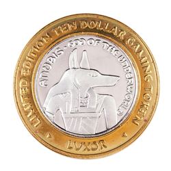 .999 Fine Silver Luxor Las Vegas, Nevada $10 Limited Edition Gaming Token