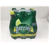 Image 1 : case of 6x500mL lemon Perrier carbonated drink