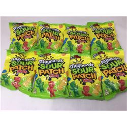 lot of 8x185g Maynards sour patch kids candy