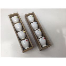 lot of 2x4 set of chick egg cups