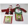 Image 1 : lot of 2x wine bottle Christmas sweaters