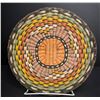 Image 2 : Hopi Polychrome Wicker Plaque measuring 10"