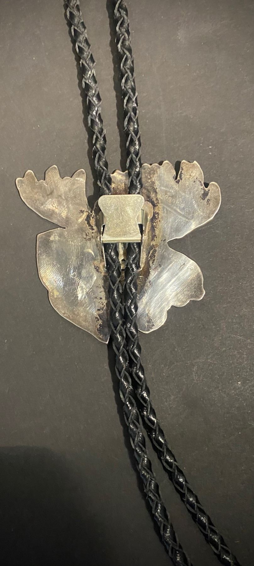 Dale Edaakie Moose Inlay Bolo Tie