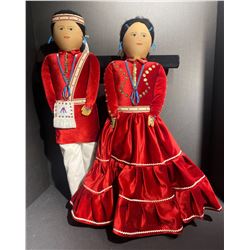 Pair of Navajo 22” Dolls