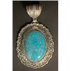 Image 1 : Spider Web Kingman Massive Pendant by Maynard Garcia Kewa Artist