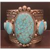 Image 1 : Massive Spider Web and Kingman 5 Stone Bracelet by Maynard Garcia Kewa Artist