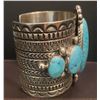 Image 2 : Massive Spider Web and Kingman 5 Stone Bracelet by Maynard Garcia Kewa Artist