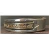 Image 3 : Bruce Morgan Navajo Artist Silver and 14 Karat Gold Storyteller Bracelet