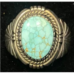 Darrel Victor, Navajo #8 Turquoise Ring