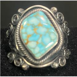 Gary Reeves, Navajo #8 Spiderweb Turquoise Ring