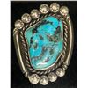 Image 2 : Kingman Ring by Jessie Thompson, Navajo  JT hallmark