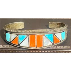 1940's Zuni Inlay Bracelet