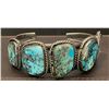 Image 1 : 5 Stone Morenci Turquoise Bracelet