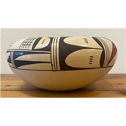 Carol Namoki Hopi polychrome Bowl