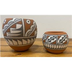 Two Pots by renowned Jemez Potter Mary Small