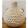 Image 3 : Beautiful Hand Coiled Corrugated Acoma Vase by JM Shutiva.