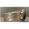 Image 2 : Fred Harvey Style Bracelet with Onyx Stone circa 1940.