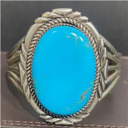 Ervin Tsosie Sleeping Beauty Turquoise Bracelet