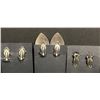 Image 2 : Tommy Singer, Navajo Artist 3 pair Clip Earrings