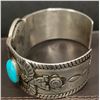 Image 3 : 1950's Bracelet using a 1943 Liberty Half Dollar and Sleeping Beauty Turquoise