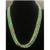 Image 1 : 3 Strand Silver, Turquoise, Spiny Oyster and Sugilite Necklace by Keith Agular.