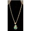 Image 1 : Richard Begay Intricate Navajo Pendant with Sterling Silver Necklace