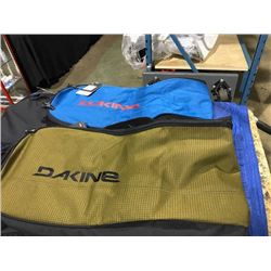 BOX OF 9 ASSORTED STYLE DAKINE SNOWBOARD CARRY BAGS