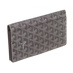 Goyard Grey Goyardine Coated Canvas Richelieu Wallet