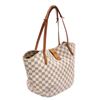 Image 3 : Louis Vuitton Damier Azur Canvas Leather Salina PM Tote Bag