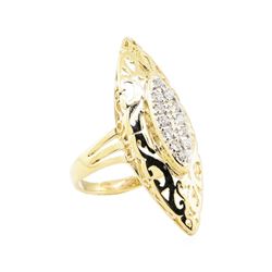 0.50 ctw Diamond Ring - 14KT Yellow Gold