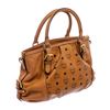 Image 4 : MCM Cognac Visetos Coated Canvas Two Way Tote Bag