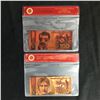 Image 1 : QUEEN AND BEATLES 24KT GOLD FOIL BANK LOT